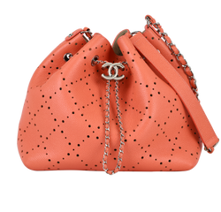 Bucket Bag, Leather, Orange, 24067728(2017/18), P, 3*